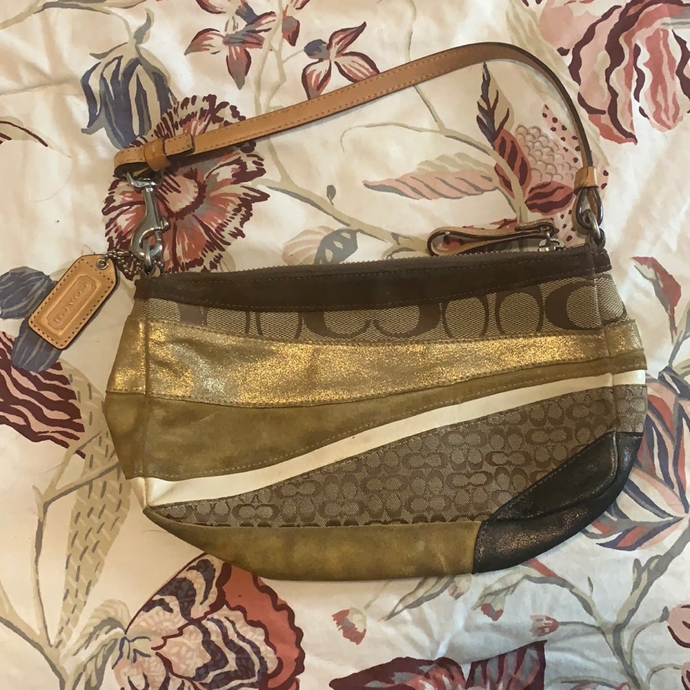 Collage Coach Handbag